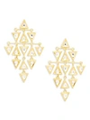 AMRAPALI 18K Yellow Gold & Diamond Drop Earrings