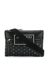 JIMMY CHOO JIMMY CHOO KIMI STAR STUDDED MESSENGER BAG - 黑色