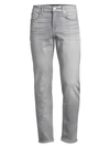 7 For All Mankind Slimmy Slim Straight-fit Jeans In Altruist Grey