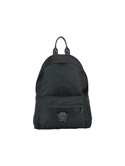 Versace Medusa Backpack In Black