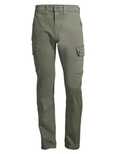 7 For All Mankind Adrien Cargo Pants In Faded Spruce