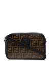 FENDI FENDI FF MOTIF CAMERA BAG - BROWN