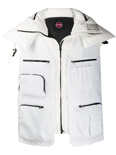 Colmar A.g.e. By Shayne Oliver Oversized Padded Gilet In White