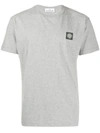 Stone Island T-shirt Mit Logo-patch - Grau In Grey