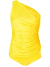 ALEXANDRE VAUTHIER ALEXANDRE VAUTHIER ONE-SHOULDER BODYSUIT - YELLOW