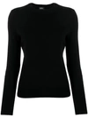 APC A.P.C. GESTRICKTES SWEATSHIRT - SCHWARZ