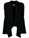 AUTUMN CASHMERE AUTUMN CASHMERE ASYMMETRISCHER CARDIGAN - SCHWARZ