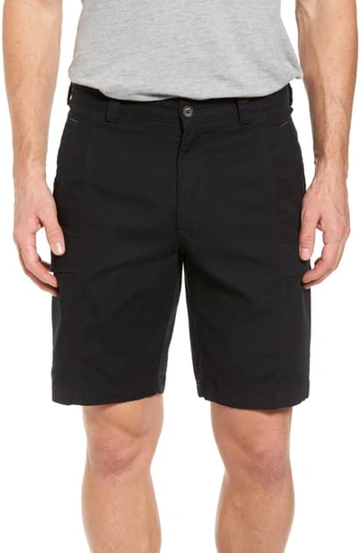 Tommy Bahama Key Isles Cargo Shorts In Black