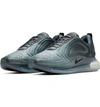 Nike Air Max 720 Sneaker In Anthracite/ Black/ Silver