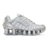 Nike Grey Shox Tl Sneakers In 003 Pure Pl
