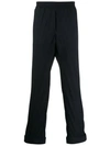 Valentino Vltnstar-print Side-stripe Track Pants In Black