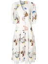 TATA NAKA PRINTED MIDI DRESS