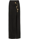 VERSACE SAFETY PIN MAXI SKIRT