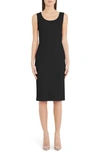 DOLCE & GABBANA SCOOP NECK SHEATH DRESS,F6F2KTFURDV