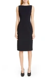 ADAM LIPPES BONDED NEOPRENE SHEATH DRESS,P19720BN