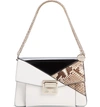 GIVENCHY SMALL GV3 PATCHWORK LEATHER CROSSBODY BAG,BB501CB0L3