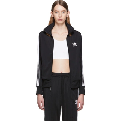Adidas Originals Primeblue Sst Knit Track Jacket In Black