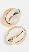 BRINKER & ELIZA SALTY AIR STUD EARRINGS