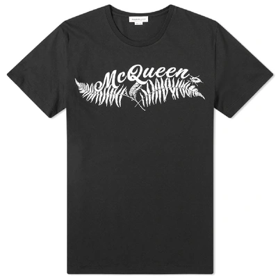 Alexander Mcqueen Mcqueen Black Cotton T-shirt