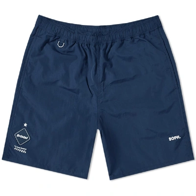 F.c. Real Bristol Nylon Easy Shorts In Blue | ModeSens