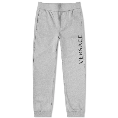 Versace Men's Sport Tracksuit Trousers In Grey