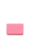 BOTTEGA VENETA BOTTEGA VENETA INTRECCIATO WALLET - ROSA