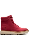 Timberland Kenniston 6 Inch Boots In Red