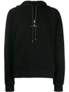 Neil Barrett Oversized Hoodie With Thunder Print In Black