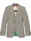 GUCCI HOUNDSTOOTH WOOL JACKET