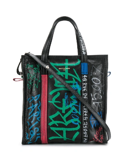 Balenciaga Bazar Shopping Tote - 黑色 In Black