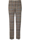GIVENCHY GIVENCHY PLAID CIGARETTE TROUSERS