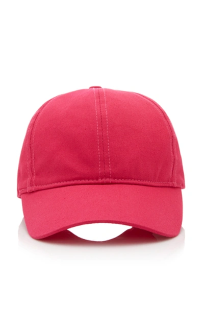 Avenue Lennox Cotton-twill Baseball Cap In Pink