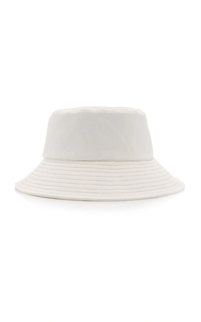 Avenue Belfour Cotton-twill Bucket Hat In White