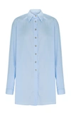 ANNA QUAN ALFIE COTTON-BLEND POPLIN SHIRT,754085