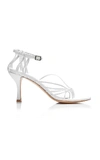 Christopher Esber Valetta Leather Sandals In White