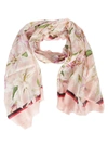 DOLCE & GABBANA DOLCE & GABBANA LIGHTWEIGHT FLORAL SCARF