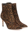 GIANVITO ROSSI LEVY 85 SUEDE ANKLE BOOTS,P00398003