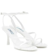 PRADA PATENT LEATHER SANDALS,P00404228