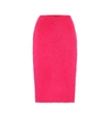 VERSACE MOHAIR-BLEND PENCIL SKIRT,P00395235