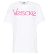 VERSACE Logo棉质T恤,P00395236