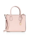 Michael Michael Kors Mercer Leather Tote In Soft Pink