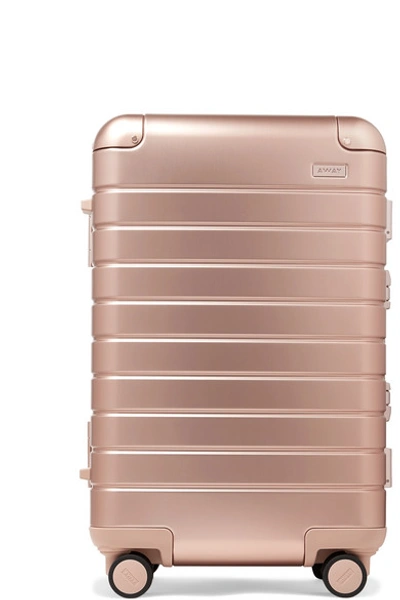 Away Bigger Carry-on Aluminum Suitcase In Pink