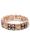 SYLVA & CIE 14-KARAT OXIDIZED ROSE GOLD DIAMOND RING