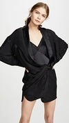 ALEXANDER WANG Draped Pajama Romper