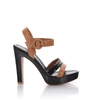 GIANVITO ROSSI PLATFORM SANDALS GN3583  CALFSKIN