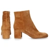 GIANVITO ROSSI ANKLE BOOTS MARGAUX MID BOOTIE  SUEDE BEIGE