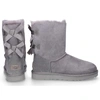 UGG ANKLE BOOTS BAILEY  LAMBSKIN  LOGO GREY