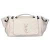 SAINT LAURENT SAINT LAURENT WOMEN HANDBAG NOLITA LEATHER LOGO CREAMY