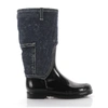 DOLCE & GABBANA BOOTS BLACK BLUE