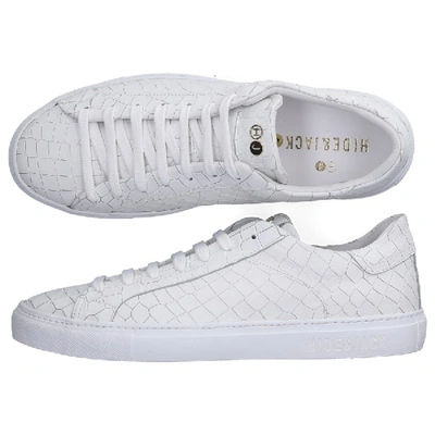 Hide & Jack Low-top Trainers Tuscany  Calfskin In White